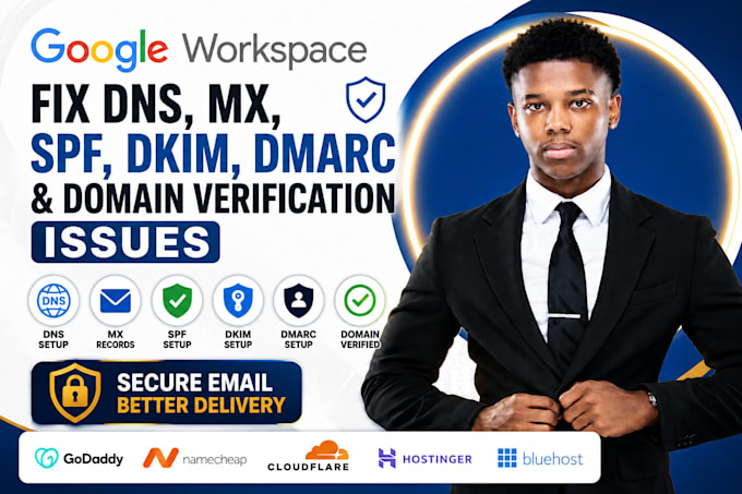 fix google workspace dns mx spf dkim dmarc and domain verification issues