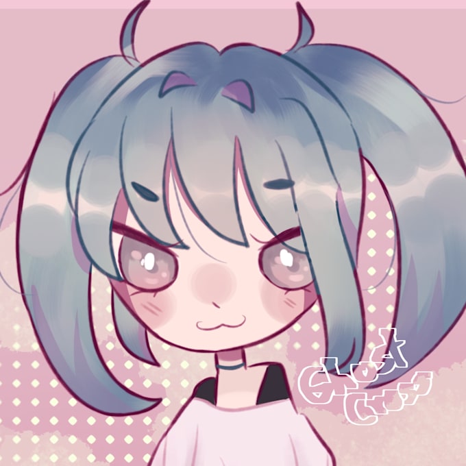 draw a custom chibi character icon