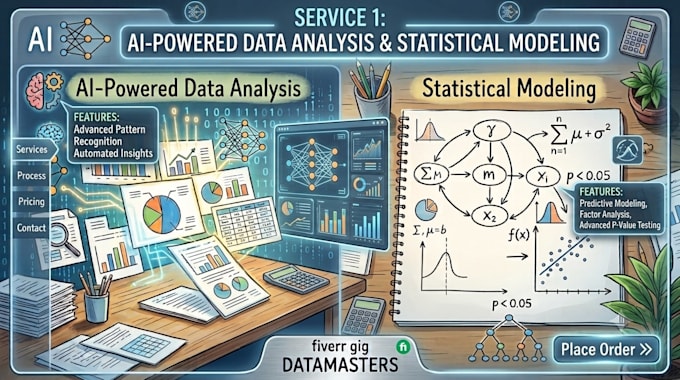 perform advance data analysis and tatistical modeling and predictive analytics