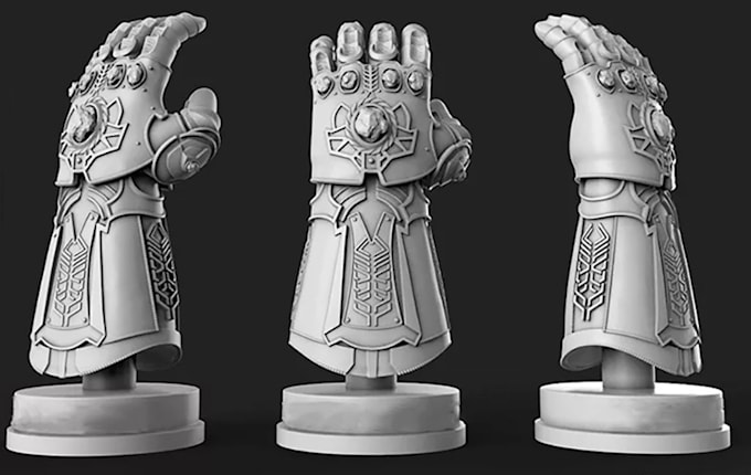 sculpt 3d model and character for 3d printing model