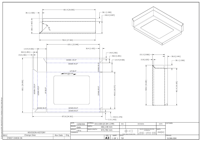 do 3d modelling with technical drawing for manufacture