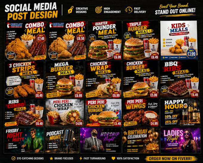 design social media posts, templates and ads