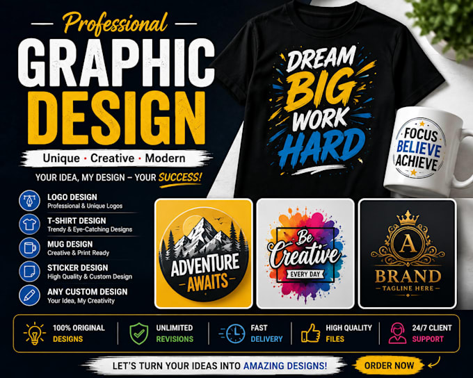 create custom t shirt designs for you
