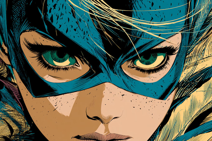 create custom graphic novel art for your superhero story