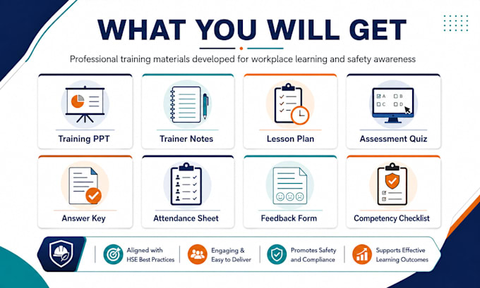 develop professional hse training and employee learning materials
