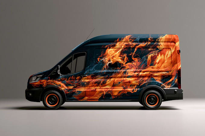 vehicle wrap, car wrap design