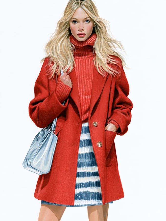 draw a fashion illustration