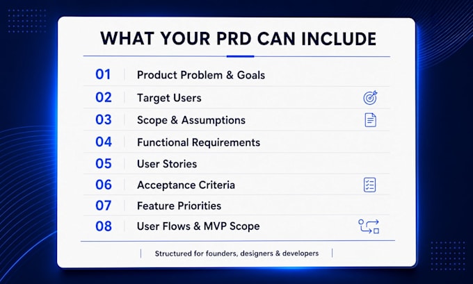write a clear product requirements document prd