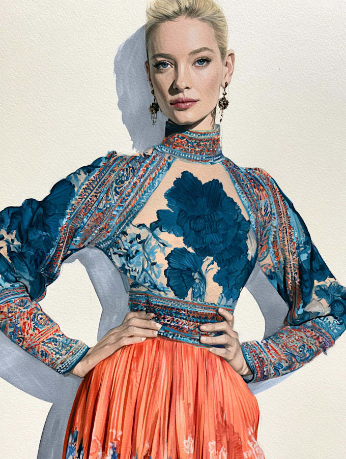 draw a fashion illustration