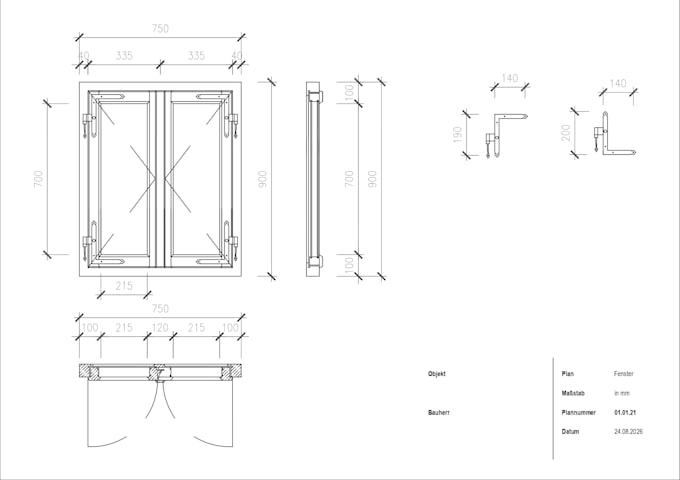 create detailed shop drawings for historic wooden windows and restoration