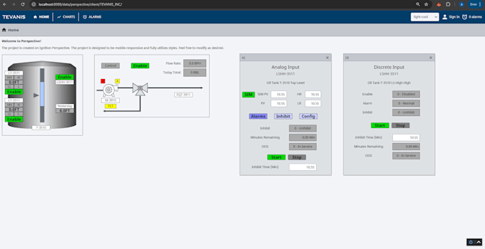 build ignition scada 8 project or can also do training