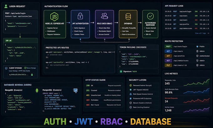 secure rest apis with node js and express