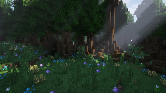 create a beautiful custom minecraft map, terrain or landscape