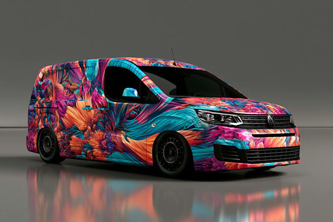 professional car wrap design, van wrap design and car wrap