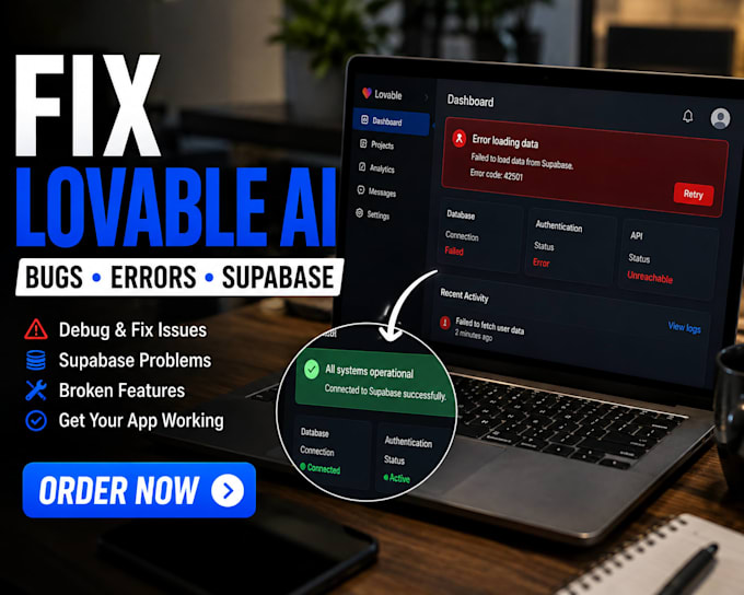 quickly fix, debug and complete your lovable ai app
