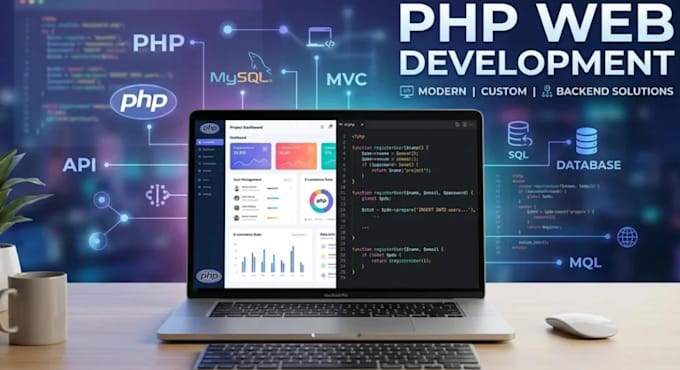 develop a professional PHP HTML CSS website