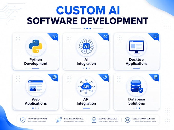 build ai powered python desktop and web applications