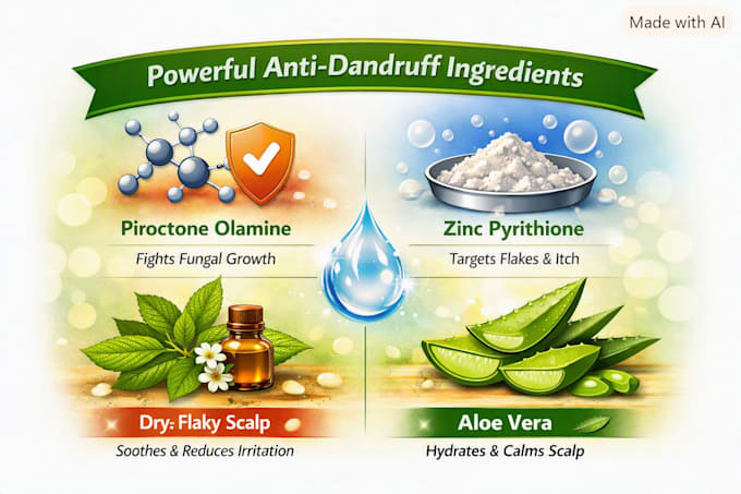 formulate effective antidandruff free sulfate shampoo