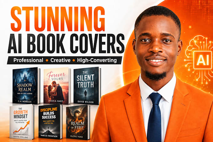 create professional book cover, book cover designs using ai