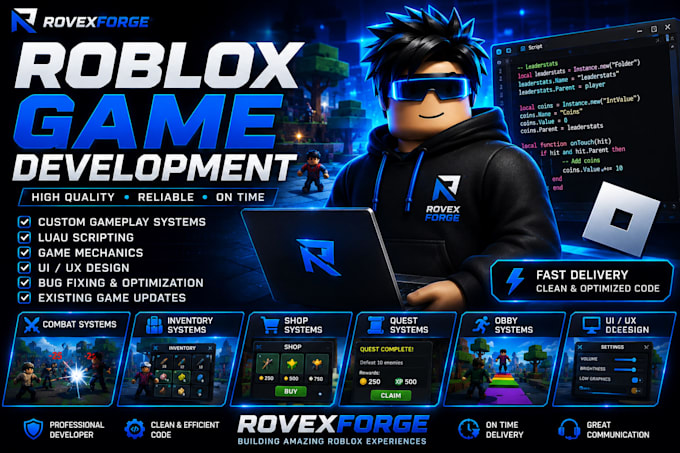 develop your roblox game scripts and test gameplay systems