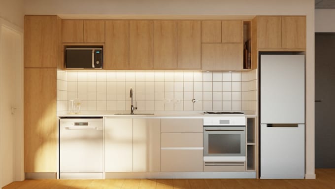 create a kitchen floor plan and layout design
