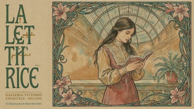 do illustrations in art nouveau style