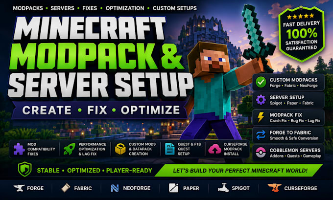 create fix optimize minecraft modpack server setup neoforge to fabric cobblemon