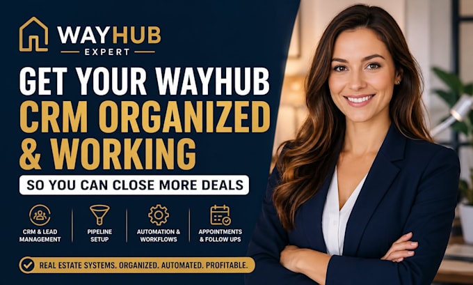 setup wayhub CRM for real estate agents and agencies