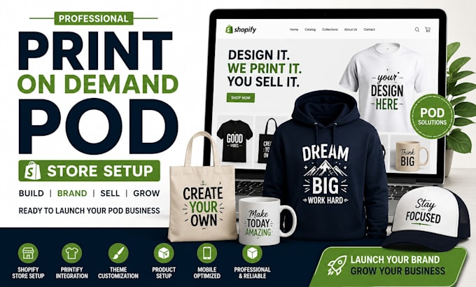 set up print on demand store pod store setup printify expert