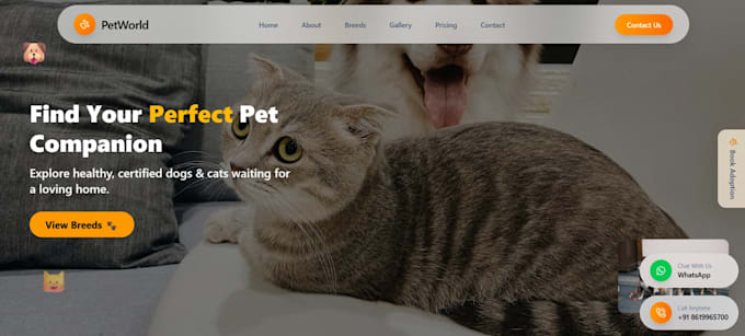 build a responsive react js website with tailwind CSS