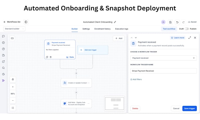 setup gohighlevel saas mode and client onboarding