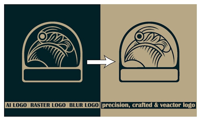 design branding vectorize redesign fix edit your existing ai logo