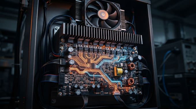 ev charging station controller pcb and power electronics