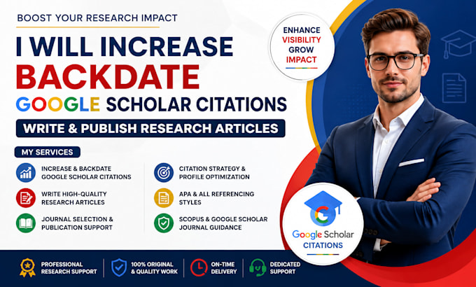 increase backdate google scholar citations write and publish research articles