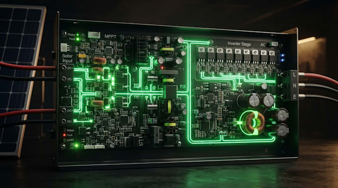 grid tied inverter pcb and renewable energy controller