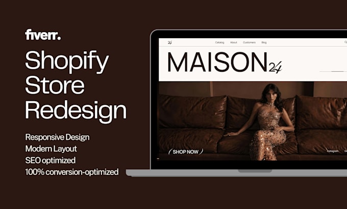 redesign shopify landing page