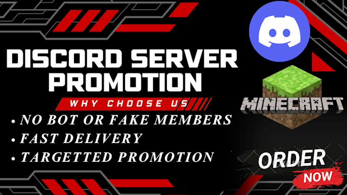 promote minecraft server, discord game, fivem server, rust, dayz server