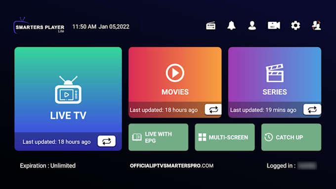 develop a custom iptv app for android, ios, smart TV, or firestick