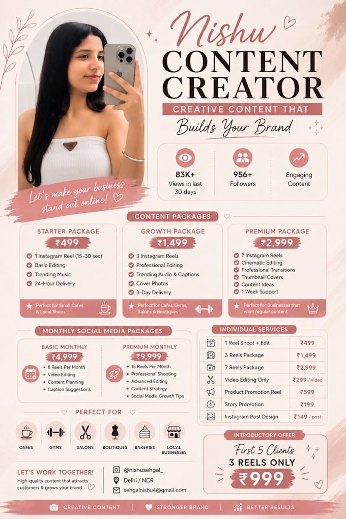 design a custom canva ugc portfolio website