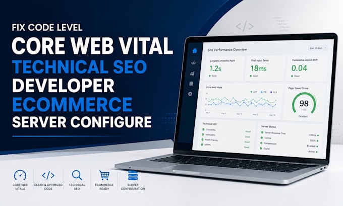 fix code level core web vital technical SEO developer ecommerce server configure
