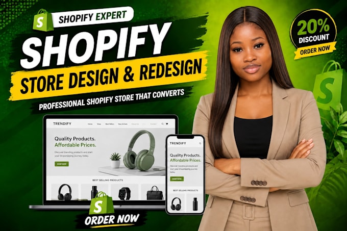 design shopify website, shopify website design, shopify store redesign