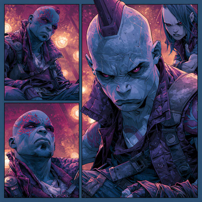 create visually engaging artwork for your comic project