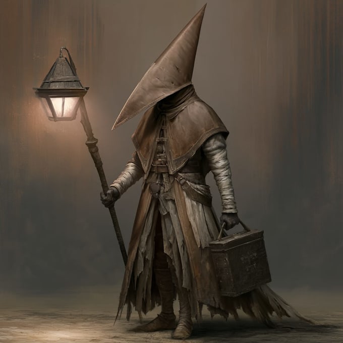 create detailed horror creepy art