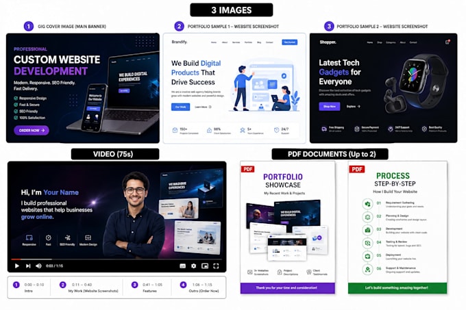 create a responsive HTML CSS website