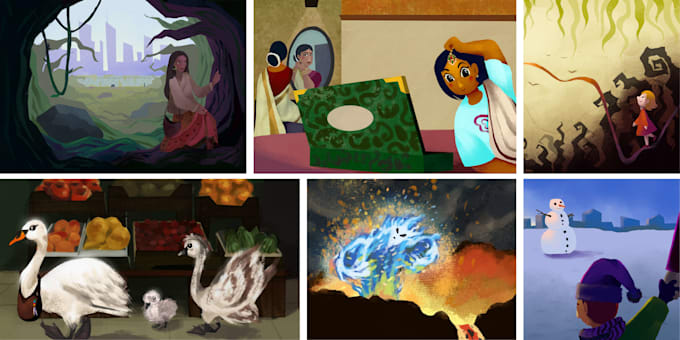 draw childrens book illustrations