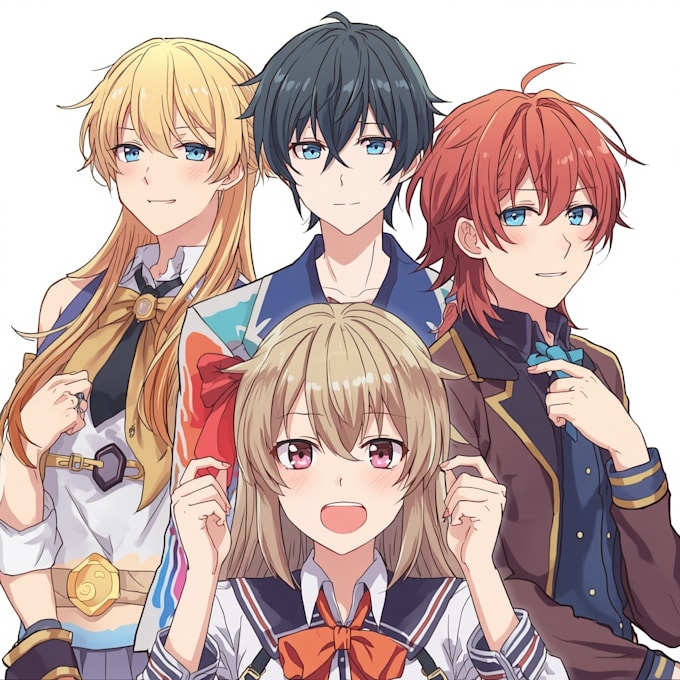 draw anime style characters commission