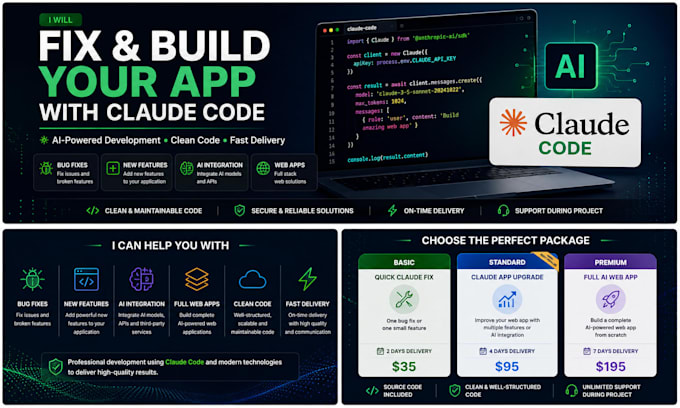 and fix your app with claude code