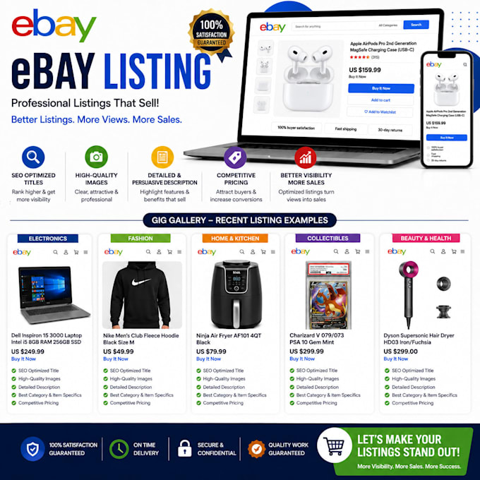 manage your ebay store and listing
