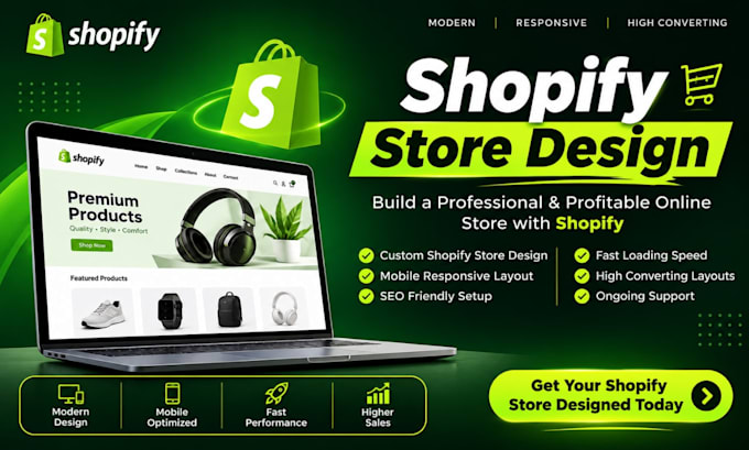 design and customize a professional shopify store