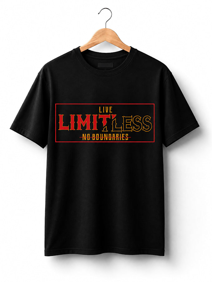 design premium custom typography tshirt